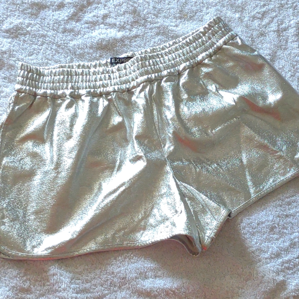 Express  Silver Shorts